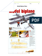 Model Biplane Plans - WoodArchivist PDF