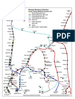 Bombay Suburban Trains Map