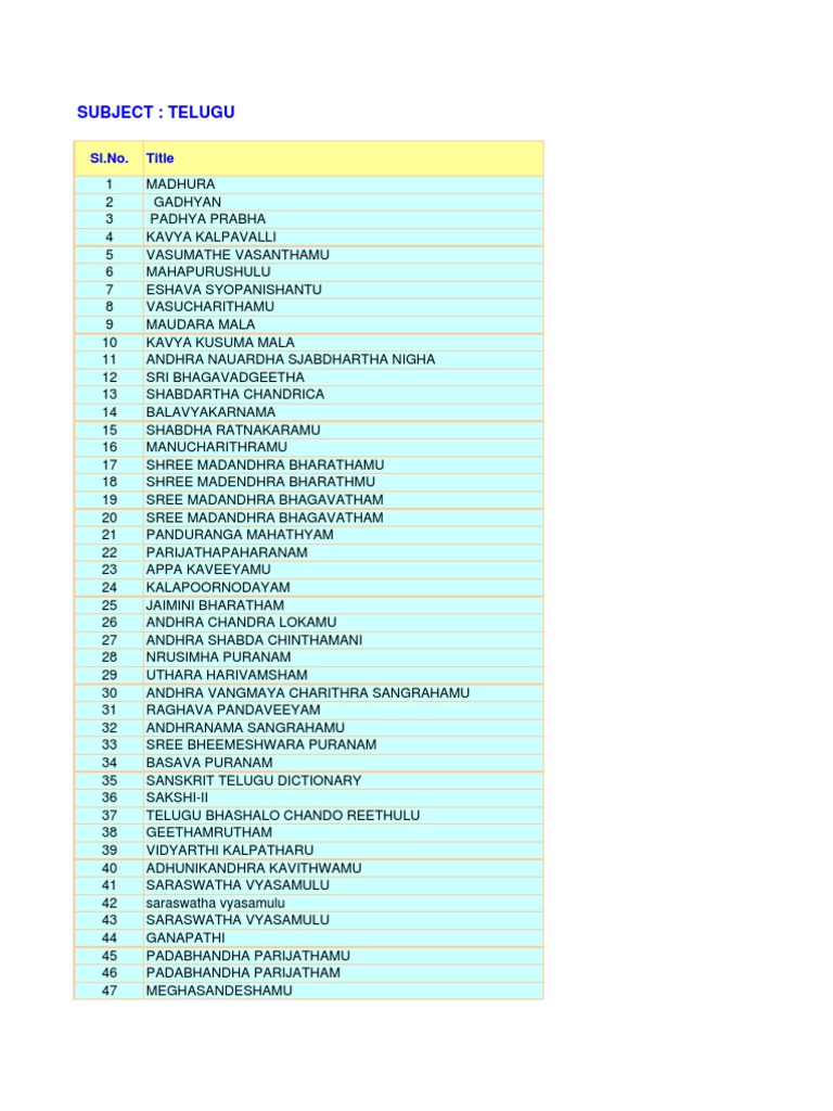 137077848 Telugu Books Pdf Languages Of Tamil Nadu 137077848 telugu books pdf languages