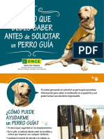 Folleto Solicitar Un Perro Guia