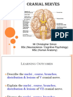 Cranial Nerves: MR Christopher Simon BSC (Neuroscience / Cognitive Psychology) MSC (Human Anatomy)