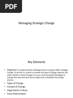 Managing Strategic Change