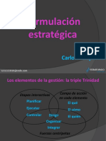 Formulación estratégica: elementos, etapas e historia