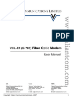 Aliant Ommunications Imited: Fiber Optic Modem