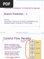 Branch Prediction - 1: Computer Architecture: A Constructive Approach