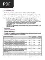 Tourist Tax in Paris