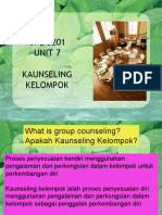 Cpe 3201 Unit 7 Kaunseling Kelompok