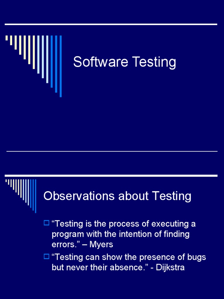 Software Testing PPT File3257 | PDF | Software Testing | Top Down And ...