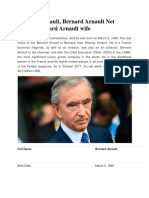 Bernard Arnault, Bernard Arnault Net Worth, Bernard Arnault Wife