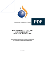Sexual orientation and gender identity in human rights law