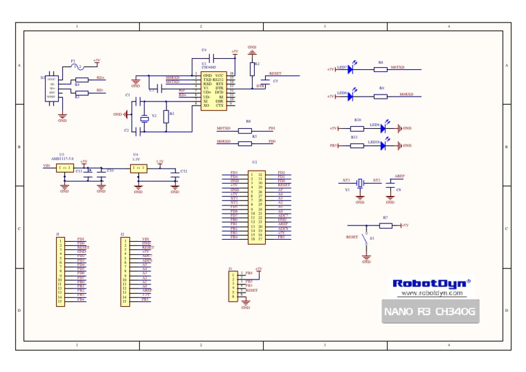 arduino nano 3.0 schematic