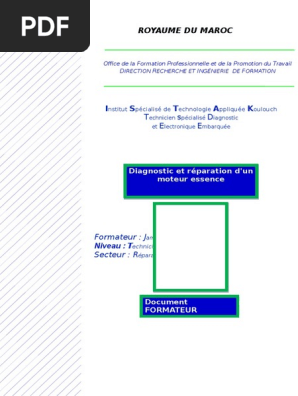 M07 Diagnostic Et Réparation Dun Moteur Essence - 