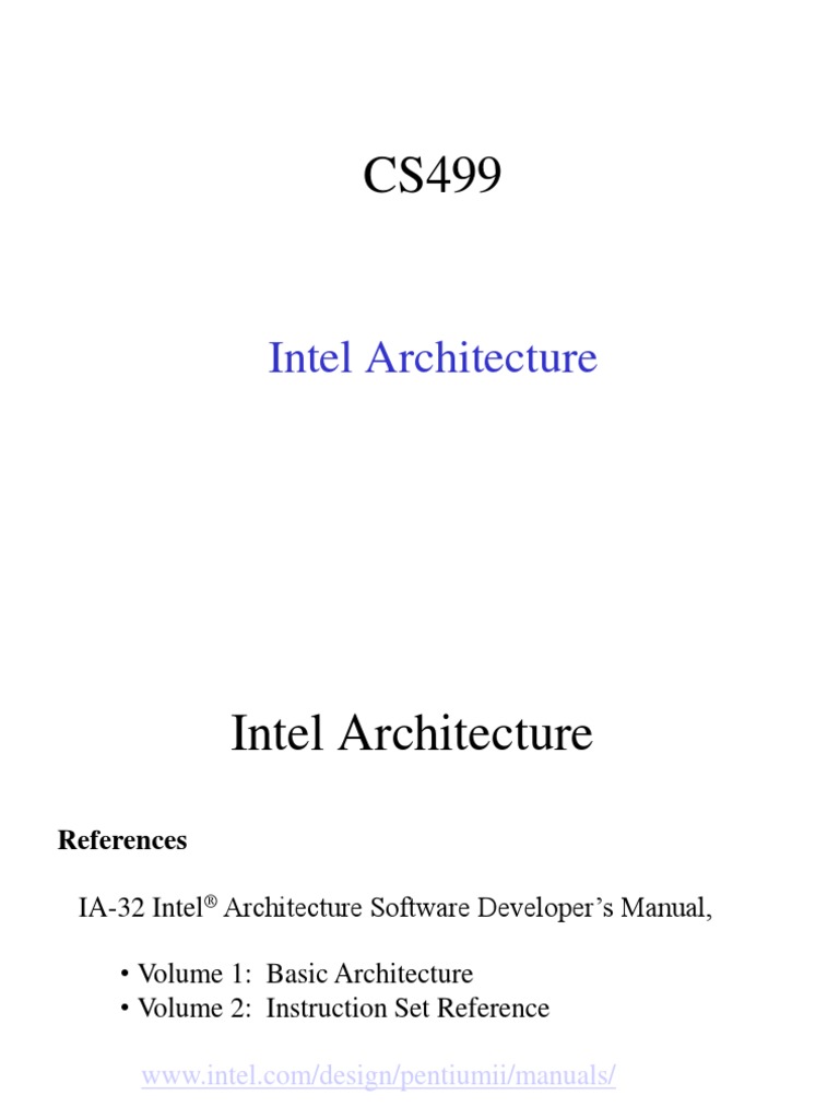 The Top Intel_architecture | Assembly Language | Pointer (Computer  Programming)