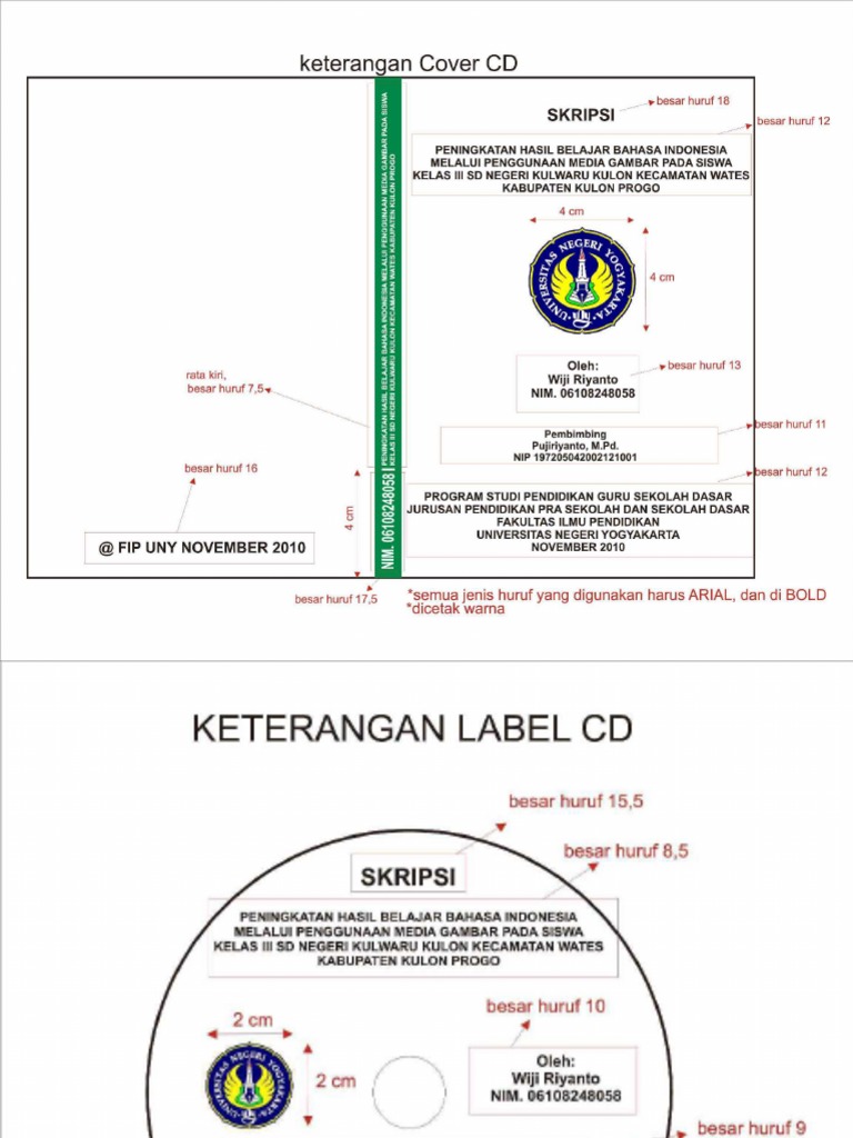 Manual Pembuatan Cd Skripsi Subdik Fip
