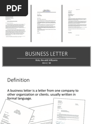 Business Letter