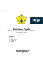Knowledge Asset Begin From Ba and SECI