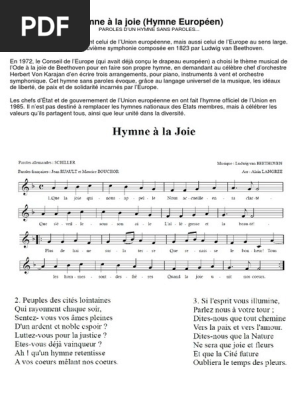 Hymne Joie 1