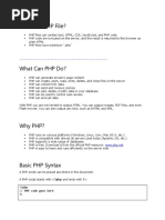 What Is A PHP File?