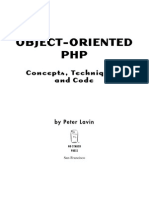 Object-Oriented PHP: Concepts, Techniques, Andcode
