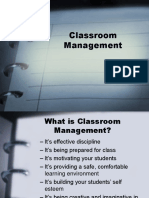 Classroom Management