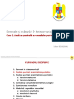 Curs 2 Analiza Spectrala A Semnalelor Periodice