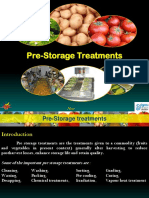 Pre Storage Treatments - 1