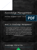 Knowledge Management System - An Introduction