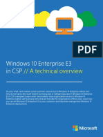 Windows 10 Enterprise E3 in CSP Technical Guide