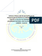 Manual para El Uso de La Plantilla de Posgrado UNJFSC