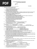 Soal Aswaja Semester Ganjil Kelas VII