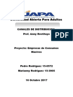 Trabajo FINAL de Canales de Distribucion