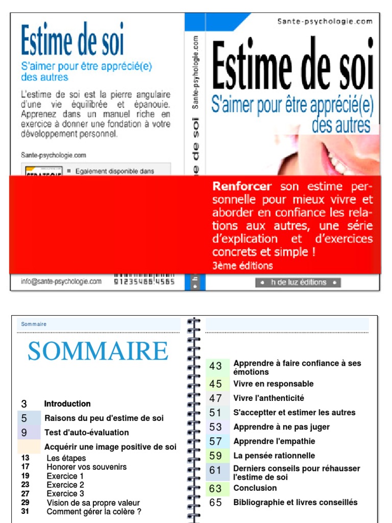 50 Exercices D Estime De Soi Pdf Gratuit