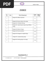 Index: Sr. No. Date Title of Experiment No. Sign of Fculty