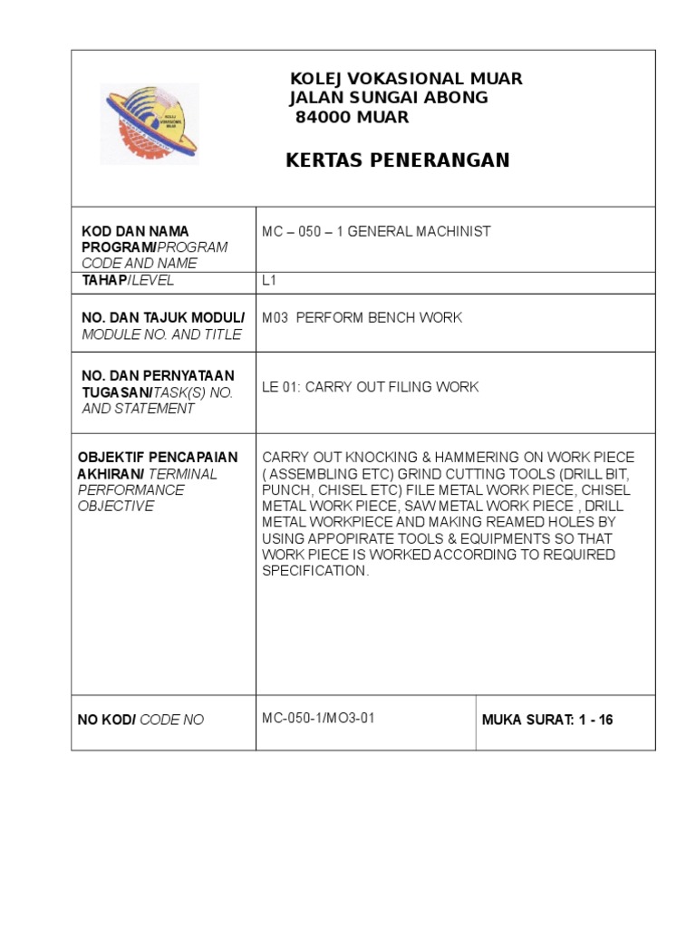 Kertas Penerangan | PDF