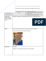 TASK 5: CLO2 Planning For Learning - Mathematical Resources in The Classroom