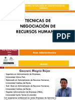Unidad I TECNICAS DE NEGOCIACION DE RRHH PDF