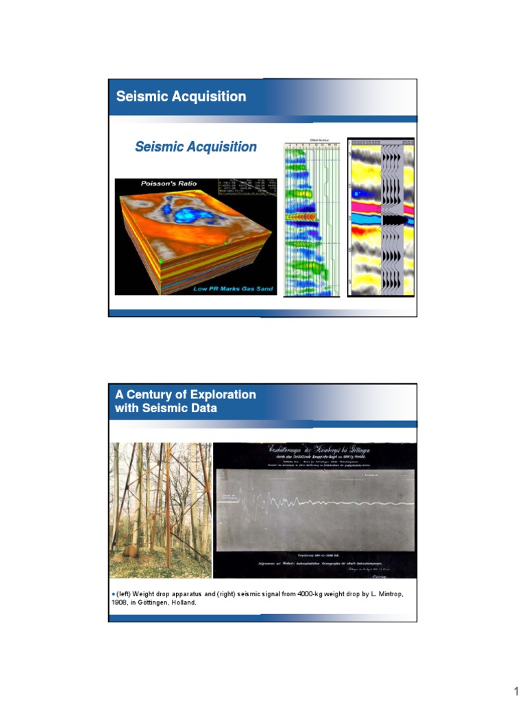 Seismic Acquisition Techniques Overview | PDF | Reflection Seismology ...