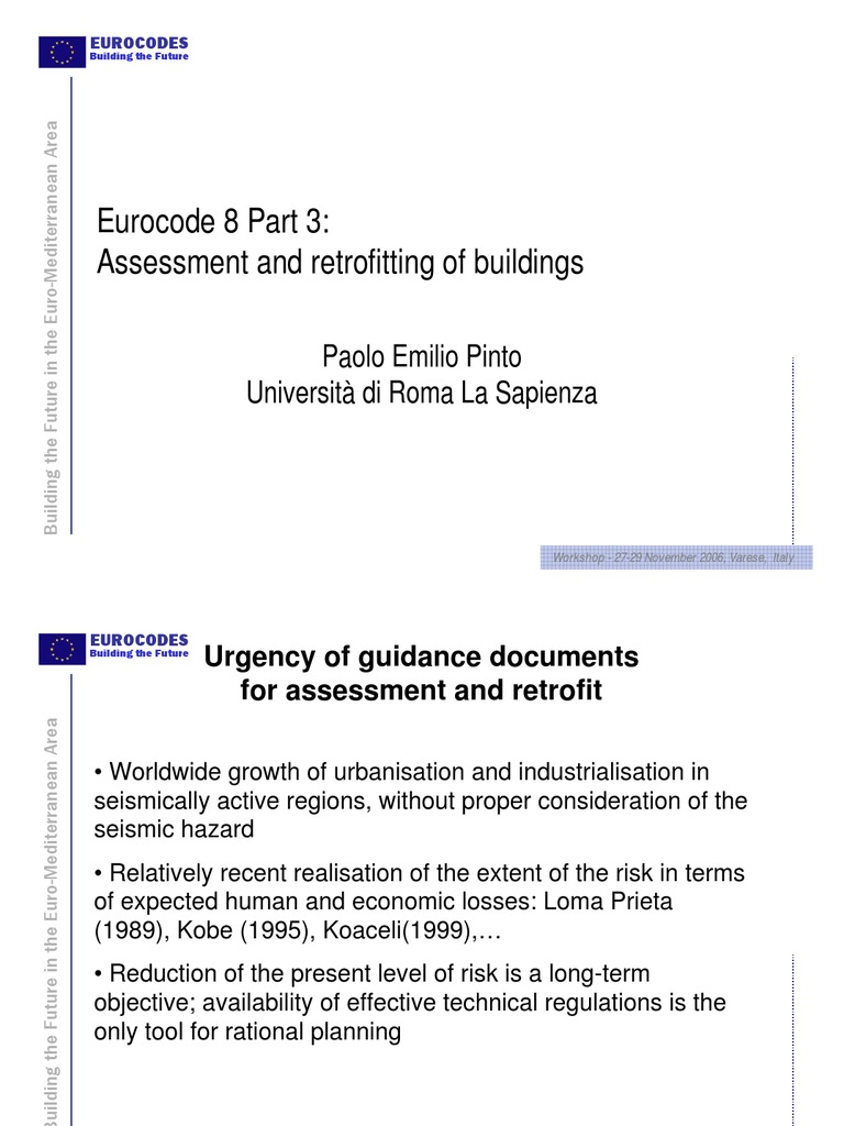 Eurocode 8 Part 3 Overview | PDF | Fibre Reinforced Plastic ...