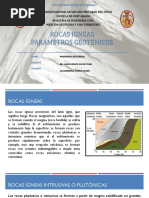 Rocas Igneas - Parametros Geotecnicos