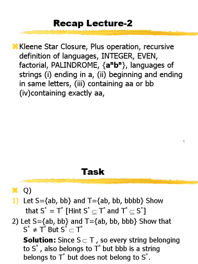 Lecture 03 | PDF | Regular Expression | String (Computer Science)