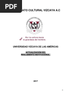 Reglamento Institucional UVA