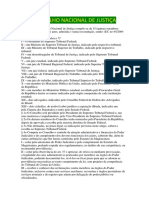 Conselho Nacional de Justiça atribuições