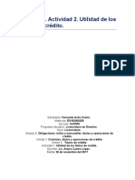 M9. U3. S6. Actividad 2. Utilidad de Los Títulos de Crédito