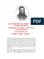 23.sandwirtsbrief / DAS VERHÄLTNIS DES ANDREAS HOFER BUNDES ZUR NSDAP