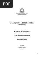 AAP - Recomendações Língua Portuguesa - 7º Ano Do Ensino Fundamental