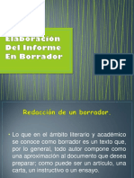 Elaboración Del Informe