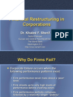 Financial Restructuring and Corporate Failure Ratios