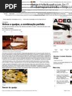VINHOS E QUEIJOS - A COMBINAÇÃO PERFEITA - REVISTA ADEGA