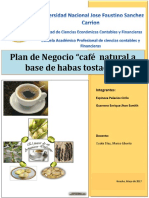 Plan de negocio para café natural a base de habas tostadas