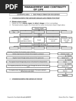 Theme: Management and Continuity of Life